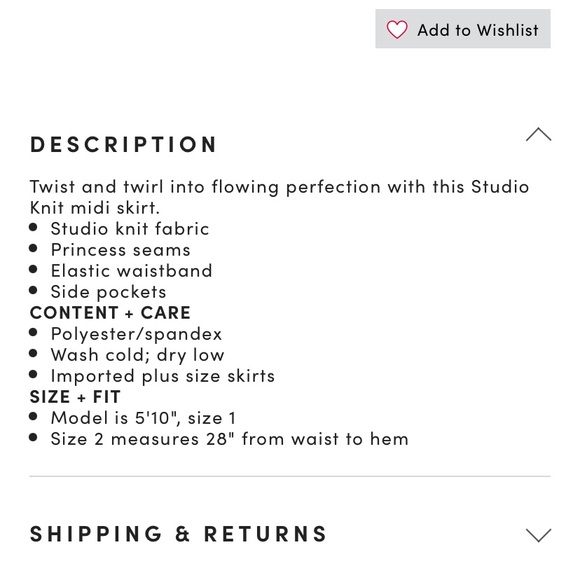 NWT! Torrid POCKETS Skirt Vintage Purple Studio Knit - Picture 4 of 6